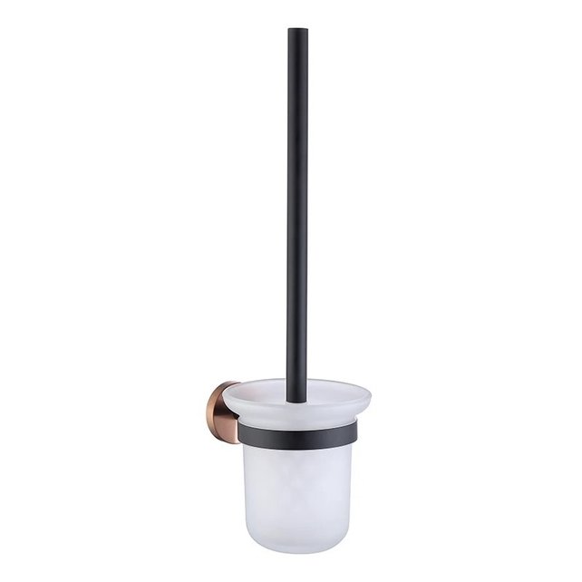 Toilet Accessoires set Copper Lux Zwart & Koper Toiletborstelhouder Reserverolhouder Toiletrolhouder  handdoekhaak Toilet Accessoires set Copper Lux Zwart & Koper Toiletborstelhouder Reserverolhouder Toiletrolhouder  handdoekhaak