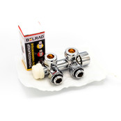 Thermostatische Onderblok H-Blok 2-pijps Radiatorkraan Haaks Chroom 1/2Mx16/2 M30 Thermostatische Onderblok H-Blok 2-pijps Radiatorkraan Haaks Chroom 1/2Mx16/2 M30