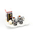 Thermostatische Onderblok H-Blok 2-pijps Radiatorkraan Haaks Chroom 1/2Mx16/2 M30