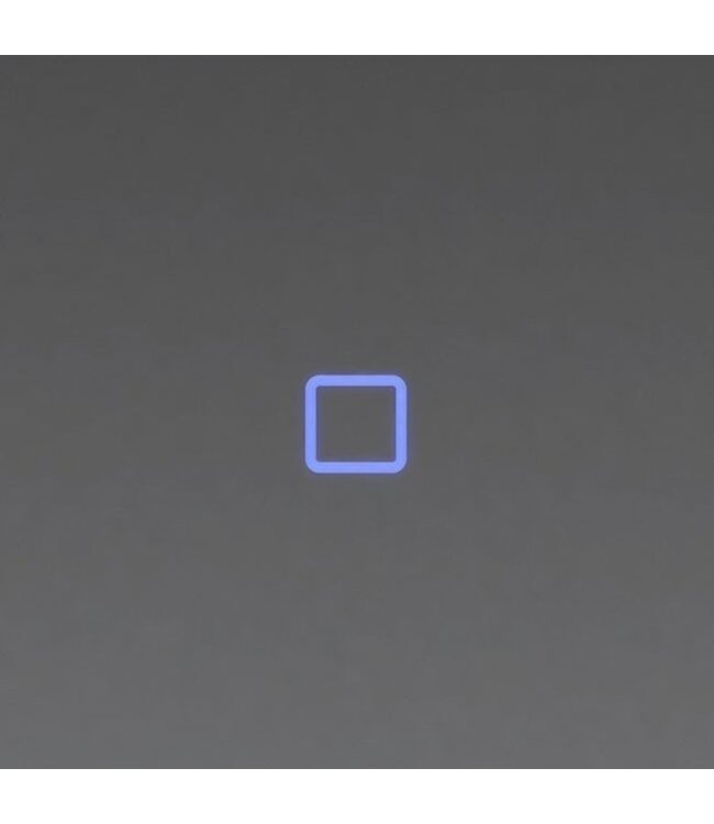 Badkamerspiegel Kiki 100x80cm Geintegreerde LED Verlichting Verwarming Anti Condens Touch Lichtschakelaar Dimbaar