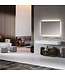 Badkamerspiegel Kiki 120x60cm Geintegreerde LED Verlichting Verwarming Anti Condens Touch Lichtschakelaar Dimbaar