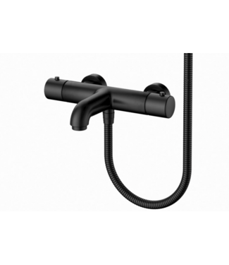 ALONI Badkraan set Mila Mat Zwart Exclusive Thermostatische Badkranen met Handdouche