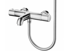 Badkraan set Mila Chroom Exclusieve Thermostatische Badkranen met Handdouche