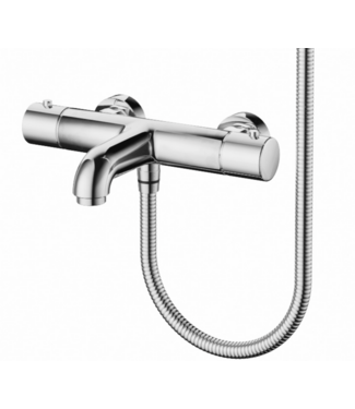 ALONI Badkraan set Mila Chroom Exclusieve Thermostatische Badkranen met Handdouche