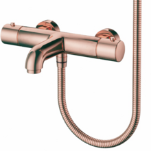 Badkraan set Mila Geb. Koper Exclusieve Thermostatische Badkranen met Handdouche