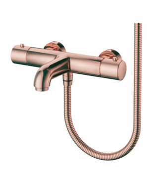 ALONI Badkraan set Mila Geb. Koper Exclusieve Thermostatische Badkranen met Handdouche