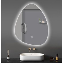 Spiegel UOVO Ovaal 100x60cm Dimbaar Led-verlichting Touch bediening