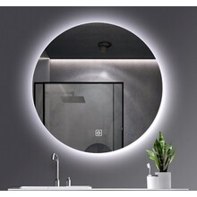 Ronde spiegel Omega Ø 100 cm met Led-Verlichting touch bediening
