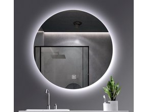 Ronde spiegel Omega Ø 100 cm met Led-Verlichting touch bediening