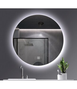 ALONI Ronde spiegel Omega Ø 100 cm met Led-Verlichting touch bediening