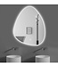 Spiegel UOVO Ovaal 80x60cm Anti-condens Dimbaar Led-verlichting Touch bediening  met spiegelverwarming