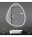 Spiegel UOVO Ovaal 80x60cm Anti-condens Dimbaar Led-verlichting Touch bediening  met spiegelverwarming