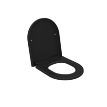 Bocchi Venezia - Jet flush Wrap Over Toiletbril Mat Zwart Softclose  WC - bril  Quick relase toilet zitting