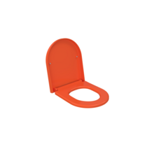 Bocchi Venezia - Jet flush Wrap Over Toiletbril Glans Oranje Softclose WC - bril Quick relase toilet zitting