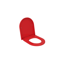 Bocchi Venezia - Jet flush Wrap Over Toiletbril Glans Rood Softclose WC - bril Quick relase toilet zitting