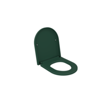 Bocchi Venezia - Jet flush Wrap Over Toiletbril Mat Groen Softclose WC - bril Quick relase toilet zitting