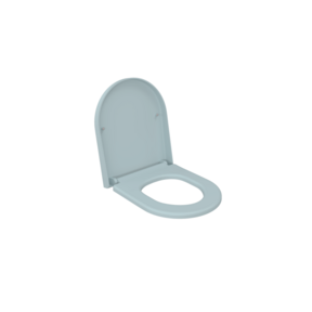 Bocchi Venezia - Jet flush Wrap Over Toiletbril Mat Ice Blauw Softclose WC - bril Quick relase toilet zitting