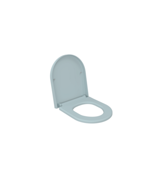 BOCCHI Bocchi Venezia - Jet flush Wrap Over Toiletbril Mat Ice Blauw Softclose WC - bril Quick relase toilet zitting