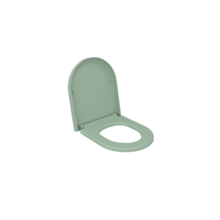 Bocchi Venezia - Jet flush Wrap Over Toiletbril Mat Mint Groen Softclose WC - bril Quick relase toilet zitting