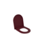 Bocchi Venezia - Jet flush Wrap Over Toiletbril Mat Bordeaux Rood Softclose WC - bril Quick relase toilet zitting