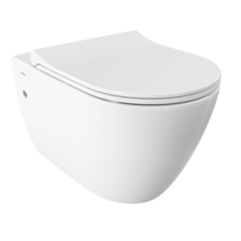 Hangtoilet Venezia Randloos Wit 57x36x35 excl. Toiletbril