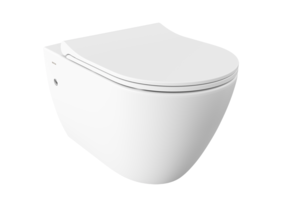 Hangtoilet Venezia Randloos Mat Wit 57x36x35 excl. Toiletbril