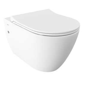 Hangtoilet Venezia Randloos Mat Wit 57x36x35 excl. Toiletbril