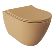 Hangtoilet Venezia Randloos Mat Kashmir 57x36x35cm excl. Toiletbril