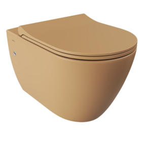 Hangtoilet Venezia Randloos Mat Kashmir 57x36x35cm excl. Toiletbril