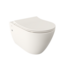 BOCCHI Hangtoilet Venezia Randloos Biscuit 57x36x35cm excl. Toiletbril