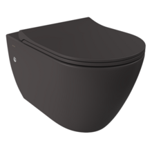 Hangtoilet Venezia Randloos Mat Antraciet 57x36x35cm excl. Toiletbril
