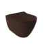 BOCCHI Hangtoilet Venezia Randloos Mat Bruin 57x36x35cm excl. Toiletbril