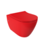 Hangtoilet Venezia Randloos Glans Rood 57x36x35cm excl. Toiletbril