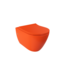 Hangtoilet Venezia Randloos Glans Oranje 57x36x35cm excl. Toiletbril