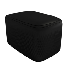 Bocchi Randloos Hangtoilet Design New Age Mat Zwart 54x36x33cm