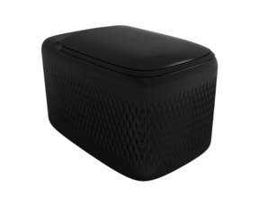 Bocchi Randloos Hangtoilet Design New Age Glans Zwart 54x36x33cm