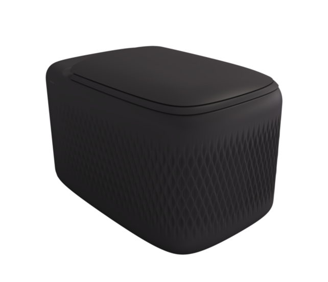 Bocchi Randloos Hangtoilet Design New Age Mat Antraciet 54x36x33cm