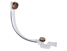Badafvoer - overloopcombinatie Effeze Brons 52cm met clickwaste