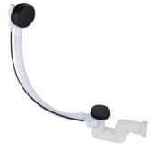 Badafvoer - overloopcombinatie Effeze Brons 52cm met clickwaste Badafvoer - overloopcombinatie Effeze Brons 52cm met clickwaste