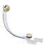 Badafvoer - overloopcombinatie Effeze Gun Metal 52cm met clickwaste
