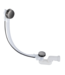 Badafvoer - overloopcombinatie Effeze Gun Metal 52cm met clickwaste