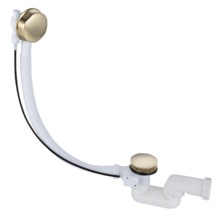 Badafvoer - overloopcombinatie Effeze Goud Geborsteld 52cm met clickwaste