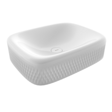 Opbouw Wastafel New Age Glans Wit Waskom 56x44x14cm