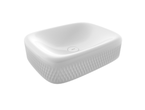 Opbouw Wastafel New Age Glans Wit Waskom 56x44x14cm