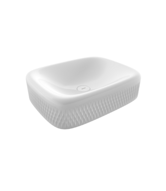 BOCCHI Opbouw Wastafel New Age Glans Wit Waskom 56x44x14cm