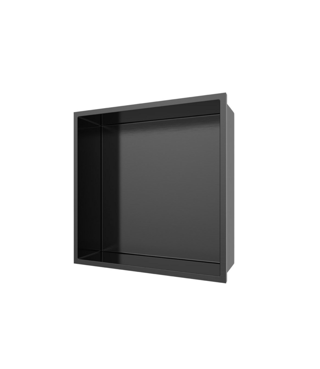 Nisjes badkamer Gun Metal 30x30x10cm Inbouwnis Douche