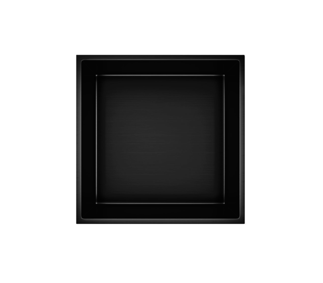 Nisjes badkamer Gun Metal 30x30x10cm Inbouwnis Douche Nisjes badkamer Gun Metal 30x30x10cm Inbouwnis Douche
