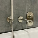 Inbouw badkraan set Effeze RVS met baduitloop en handdouche