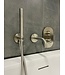 SANI-SUPPLY Inbouw badkraan set Effeze RVS met baduitloop en handdouche