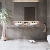 Gliss Design Wastafelblad Topdek Oak Classic 120x46x10cm Melamine (alle opties)